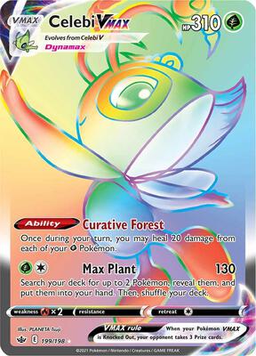 Celebi VMAX (Secret) (SWSH06: Chilling Reign #199/198)