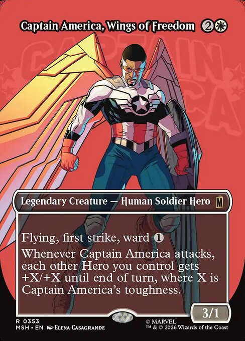 Captain America, Wings of Freedom (MSH #353) (Marvel Super Heroes)