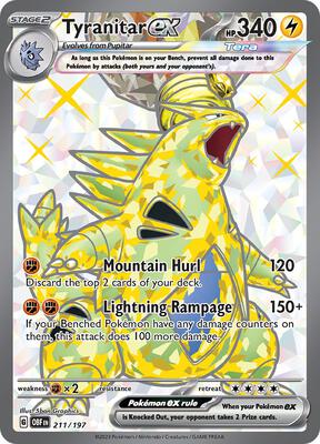 Tyranitar ex (SV03: Obsidian Flames #211/197)