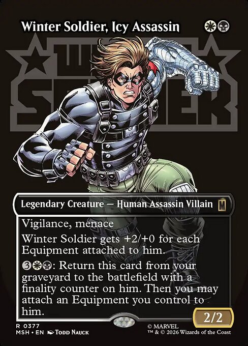 Winter Soldier, Icy Assassin (MSH #377) (Marvel Super Heroes)