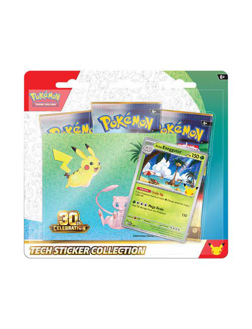 Pokemon 30th Anniversary Tech Sticker Collection