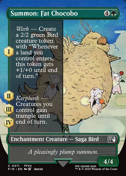 Summon: Fat Chocobo (FIN #371) (Final Fantasy)