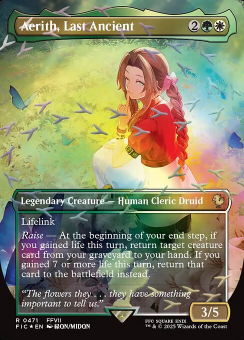 Aerith, Last Ancient (FIC #471) (Final Fantasy Commander)