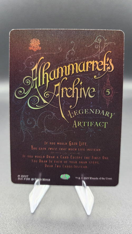 Alhammarret's Archive SLC #27 Magic: The Gathering card – additional view 2