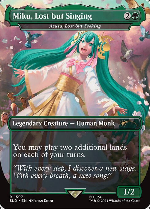 Azusa, Lost but Seeking (SLD #1597) (Secret Lair Drop)