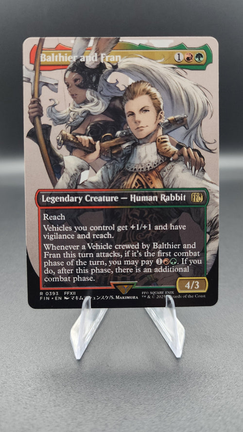 Balthier and Fran FIN #393 Magic: The Gathering card – additional view 2