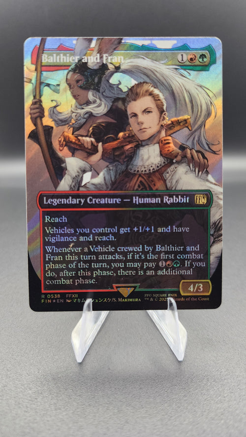 Balthier and Fran FIN #538 Magic: The Gathering card – additional view 2