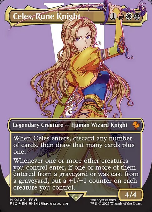 Celes, Rune Knight (FIC #209) (Final Fantasy Commander)