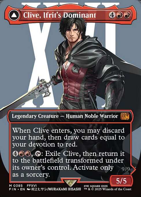 Clive, Ifrit's Dominant // Ifrit, Warden of Inferno (FIN #385) (Final Fantasy)