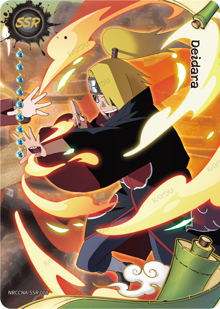 Deidara SSR NRCCNA-SSR-008 KAYOU Naruto Ninja Age card