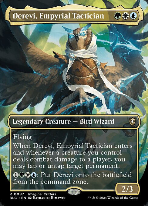 Derevi, Empyrial Tactician (BLC #87) (Bloomburrow Commander)