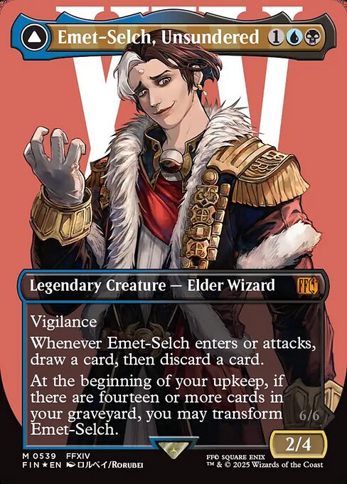 Emet-Selch, Unsundered // Hades, Sorcerer of Eld (FIN #539) (Final Fantasy)