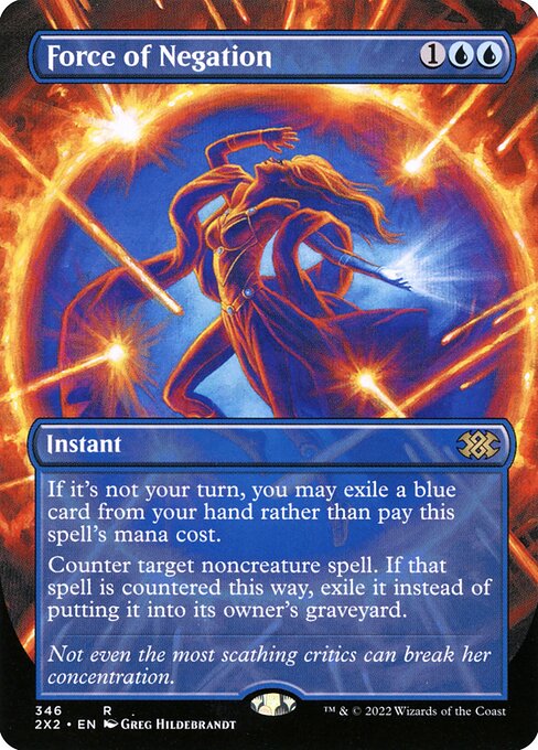 Force of Negation (2X2 #346) (Double Masters 2022)