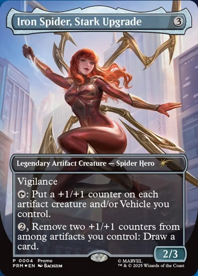 Iron Spider, Stark Upgrade SPM #166 Magic: The Gathering card