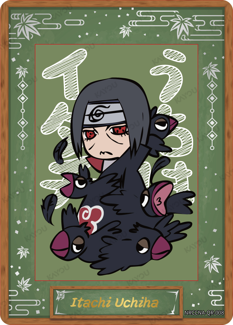 Itachi Uchiha QR NRCCNA-QR-008 KAYOU Naruto Ninja Age card