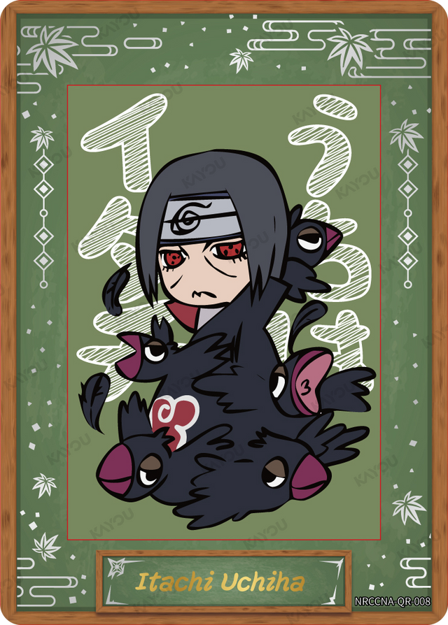 Itachi Uchiha QR NRCCNA-QR-008 KAYOU Naruto Ninja Age card