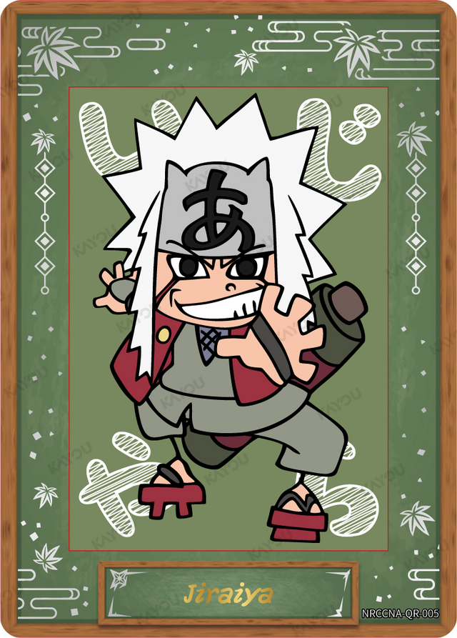 Jiraiya QR NRCCNA-QR-005 KAYOU Naruto Ninja Age card