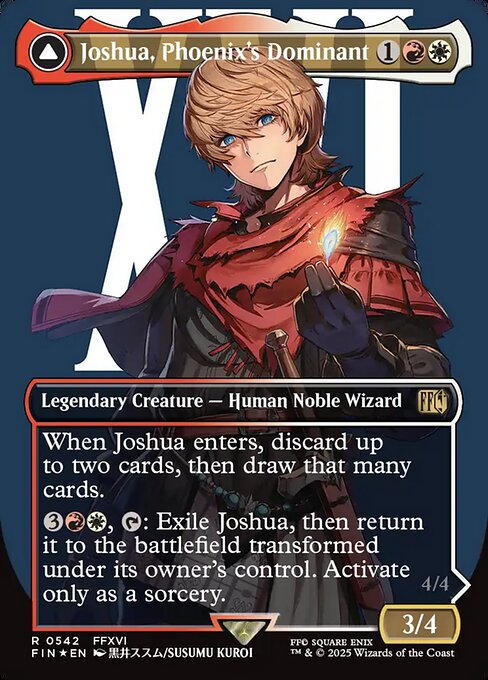 Joshua, Phoenix's Dominant // Phoenix, Warden of Fire (FIN #542) (Final Fantasy)