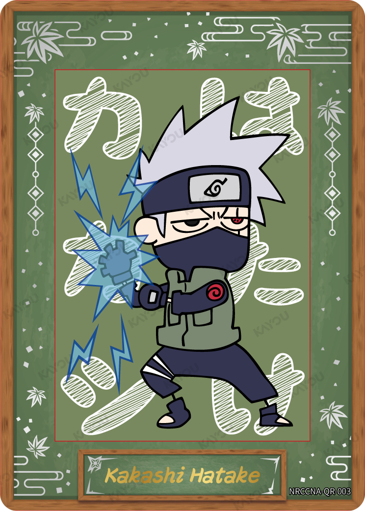 Kakashi Hatake QR NRCCNA-QR-003 KAYOU Naruto Ninja Age card