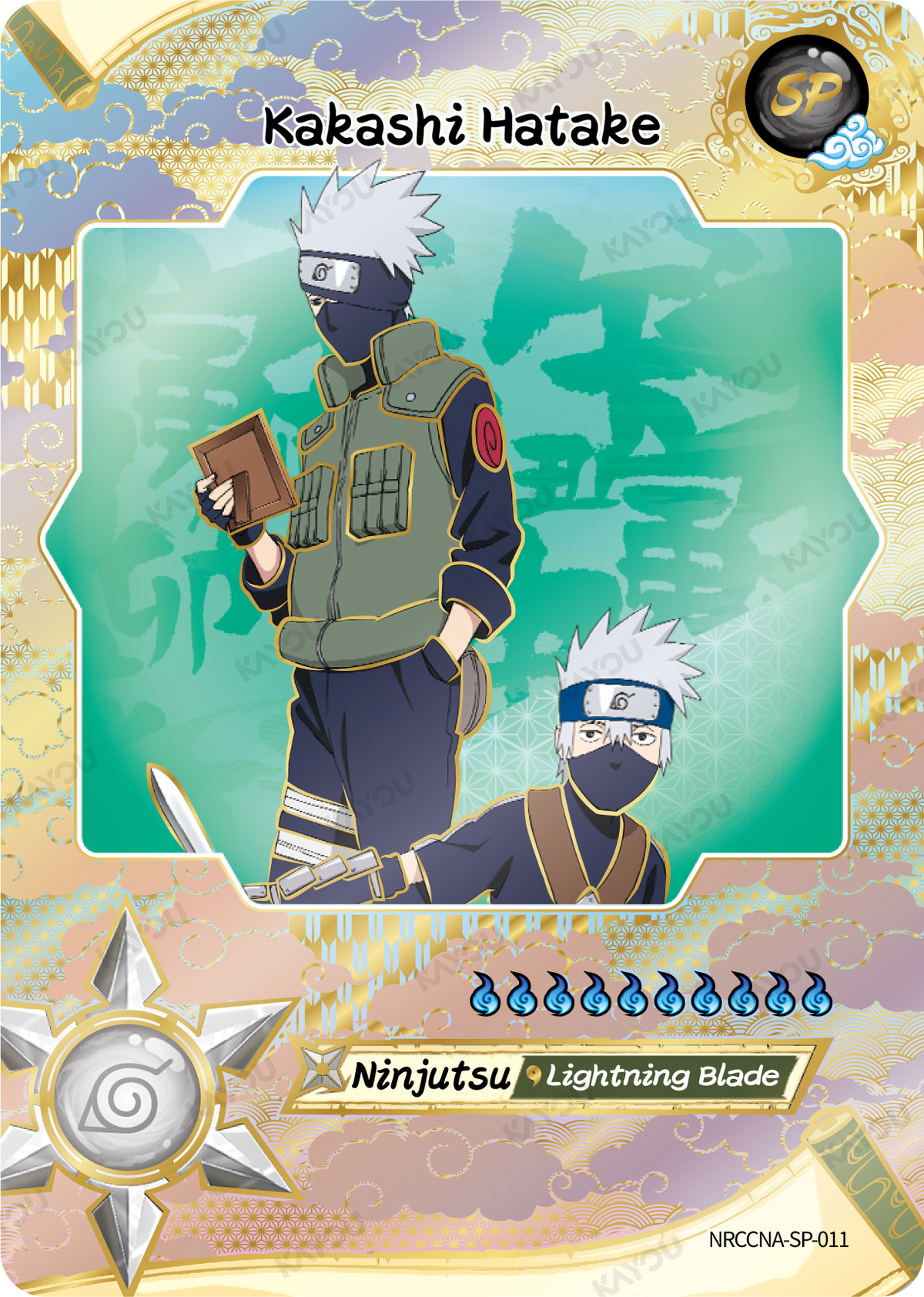 Kakashi Hatake SP NRCCNA-SP-011 KAYOU Naruto Ninja Age card
