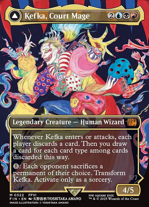 Kefka, Court Mage // Kefka, Ruler of Ruin (FIN #322) (Final Fantasy)