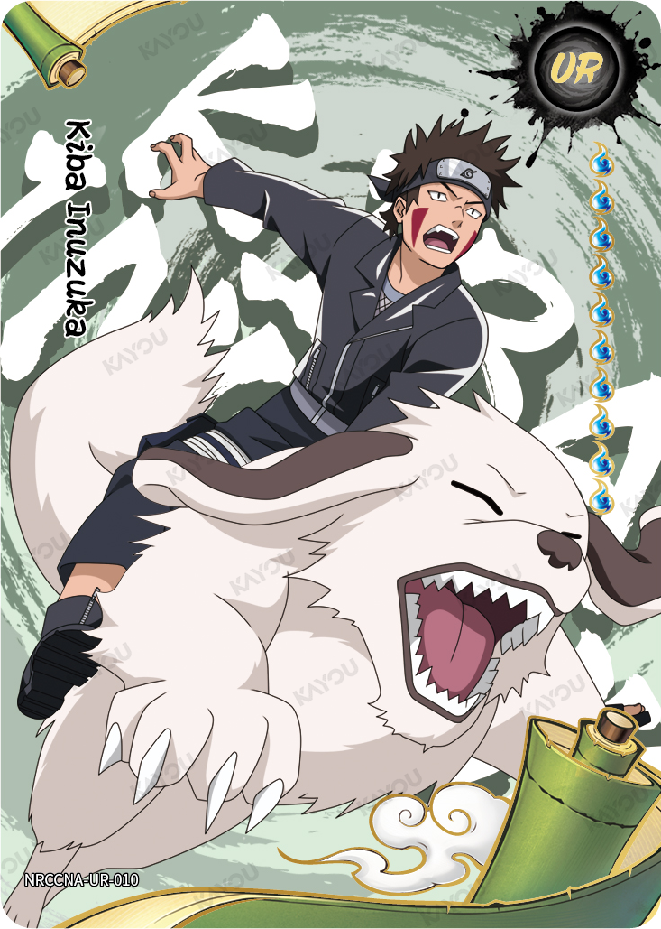 Kiba Inuzuka UR NRCCNA-UR-010 KAYOU Naruto Ninja Age card