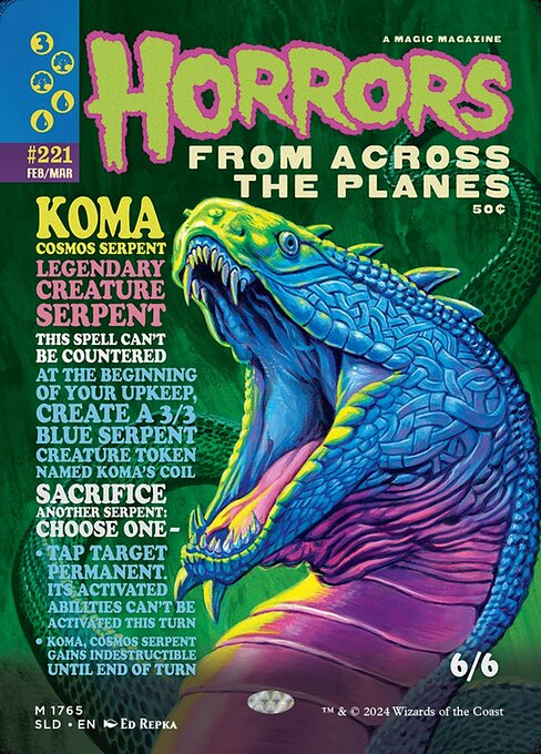 Koma, Cosmos Serpent (SLD #1765) (Secret Lair Drop)