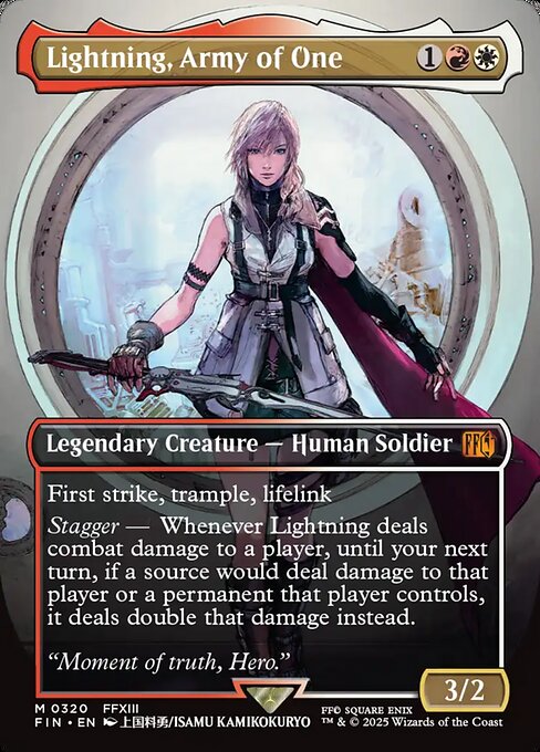 Lightning, Army of One (FIN #320) (Final Fantasy)