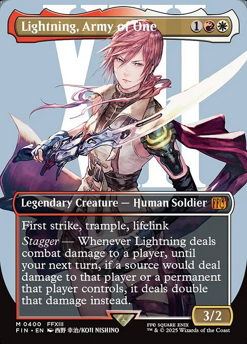 Lightning, Army of One (FIN #400) (Final Fantasy)
