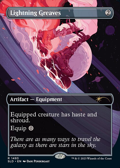 Lightning Greaves (SLD #1493) (Secret Lair Drop)