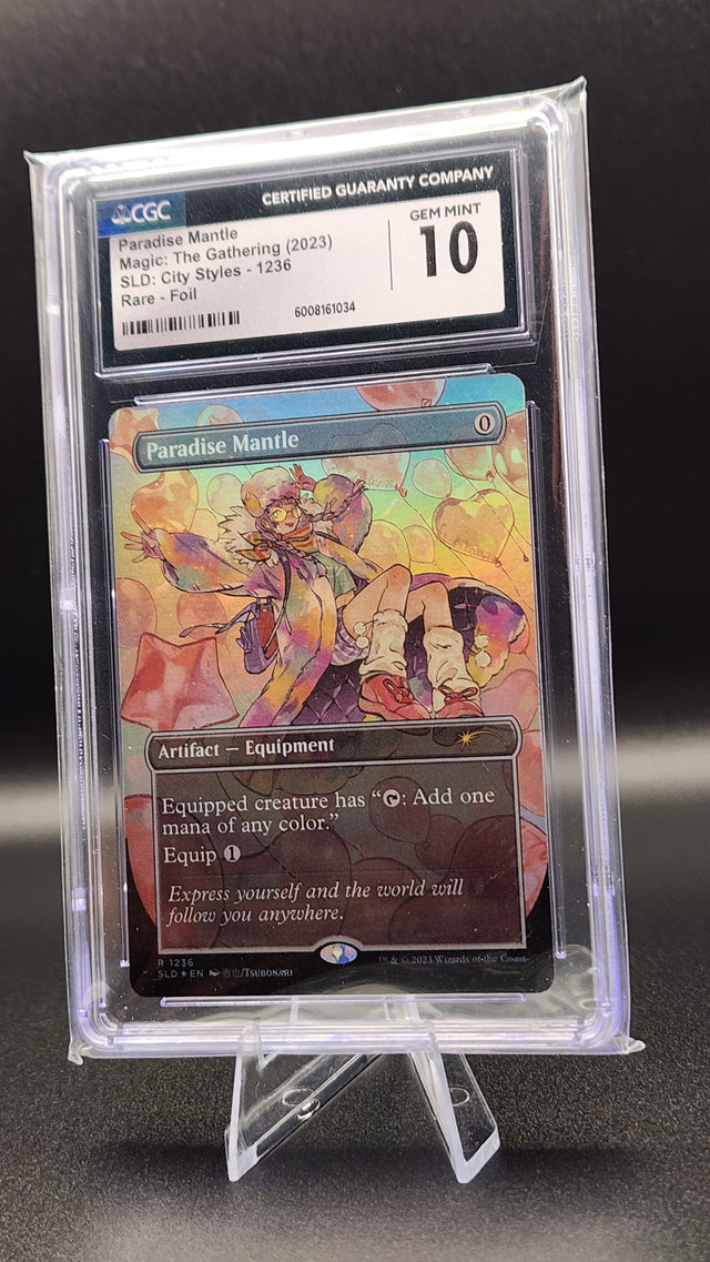 Magic: The Gathering - Paradise Mantle (Secret Lair Foil CGC 10) #1034 product image