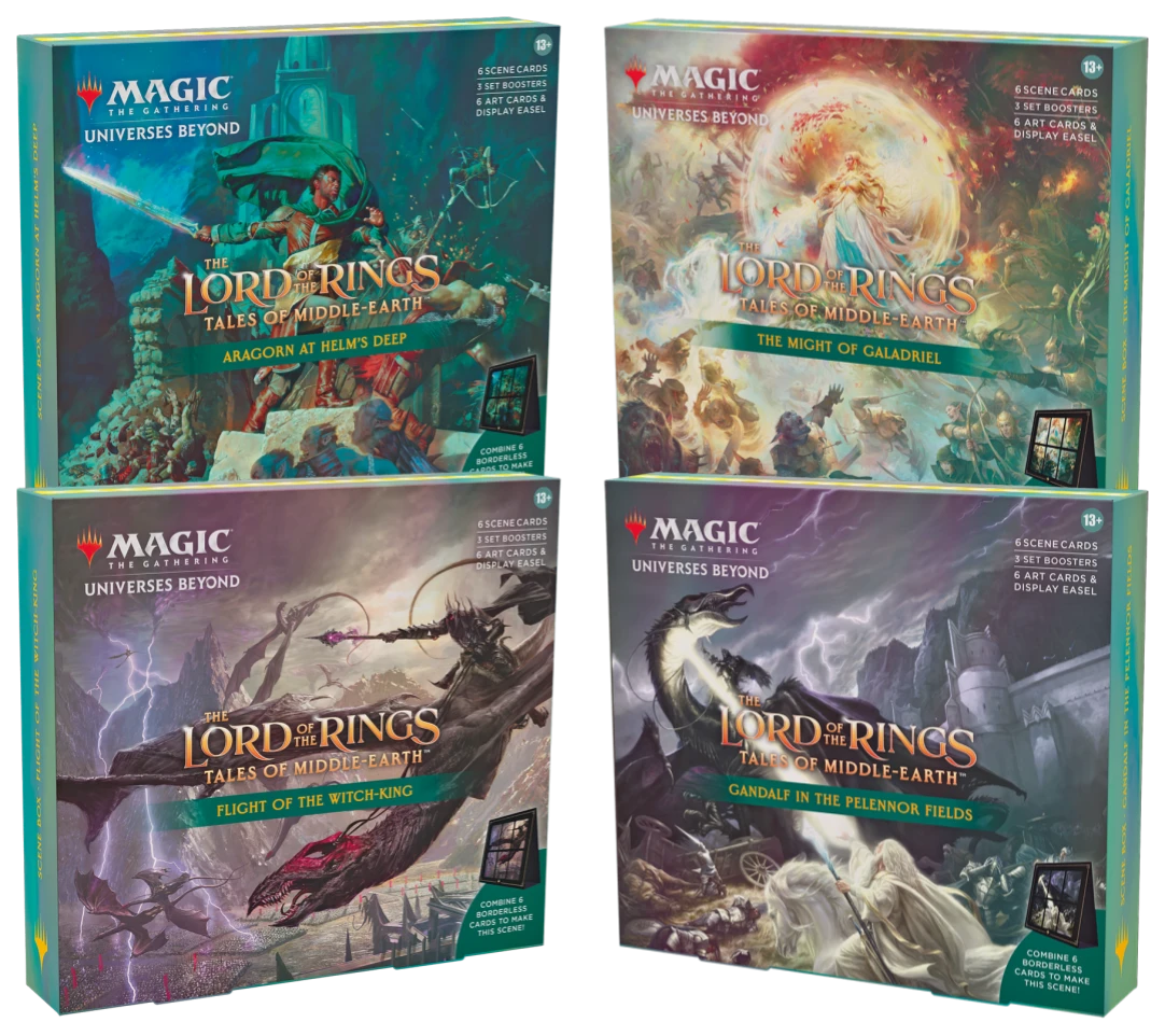 The Lord of the Rings: Tales of Middle-Earth 4x Scene Boxes - Magic: The Gathering product image