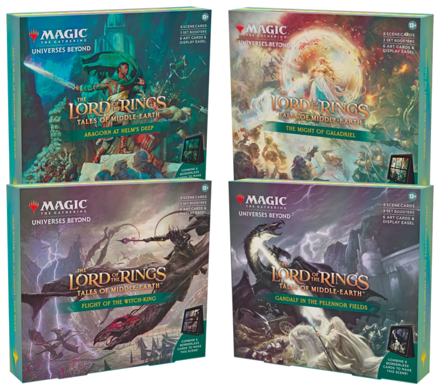 The Lord of the Rings: Tales of Middle-Earth 4x Scene Boxes - Magic: The Gathering product image