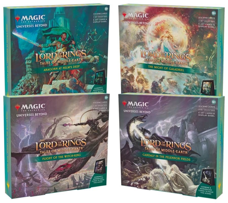 The Lord of the Rings: Tales of Middle-Earth 4x Scene Boxes - Magic: The Gathering product image