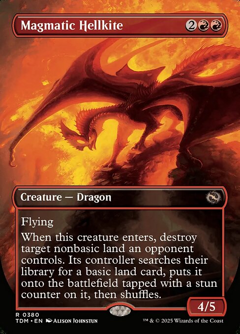 Magmatic Hellkite (TDM #380) (Tarkir: Dragonstorm)