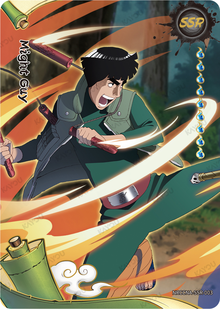 Might Guy SSR NRCCNA-SSR-003 KAYOU Naruto Ninja Age card