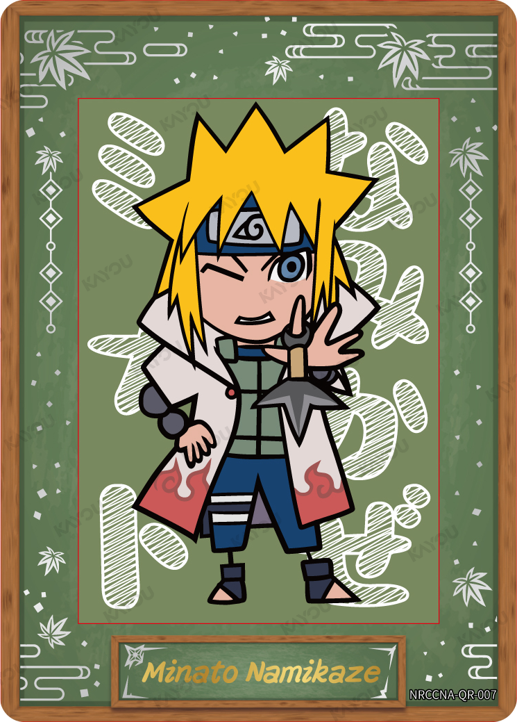 Minato Namikaze QR NRCCNA-QR-007 KAYOU Naruto Ninja Age card
