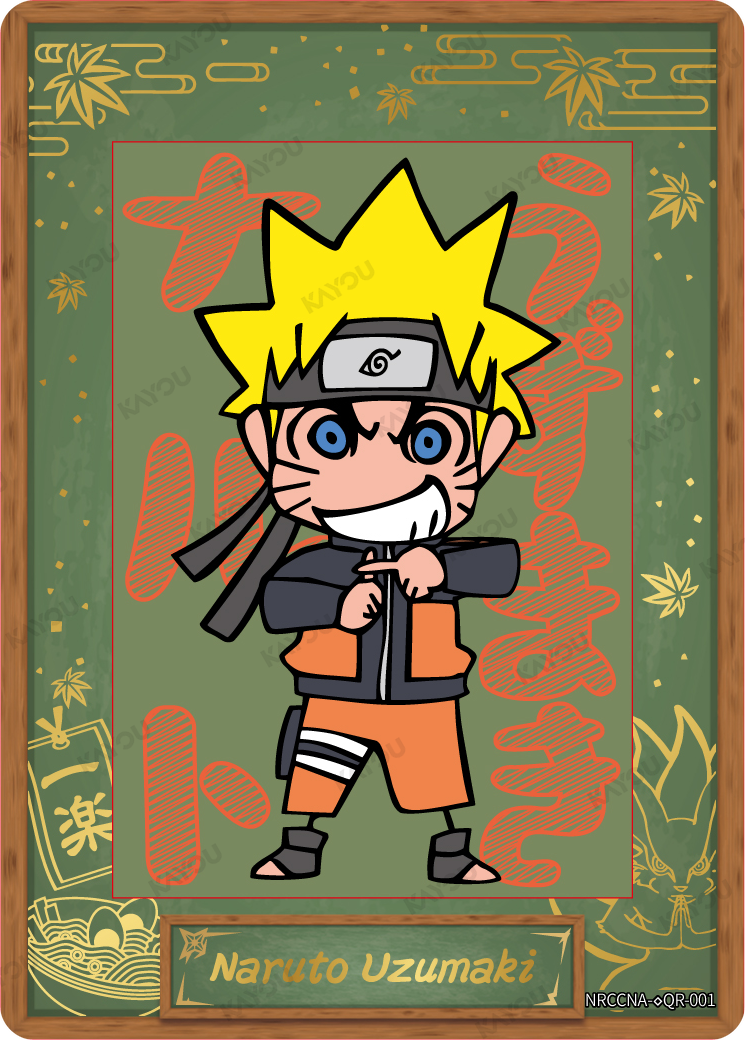 Naruto Uzumaki Diamond QR NRCCNA-◇QR-001 KAYOU Naruto Ninja Age card