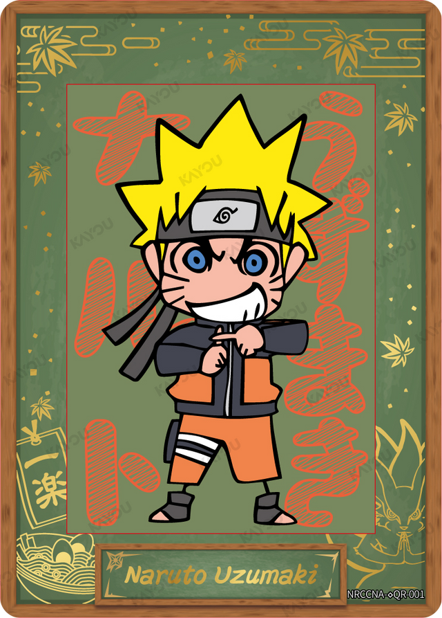 Naruto Uzumaki Diamond QR NRCCNA-◇QR-001 KAYOU Naruto Ninja Age card