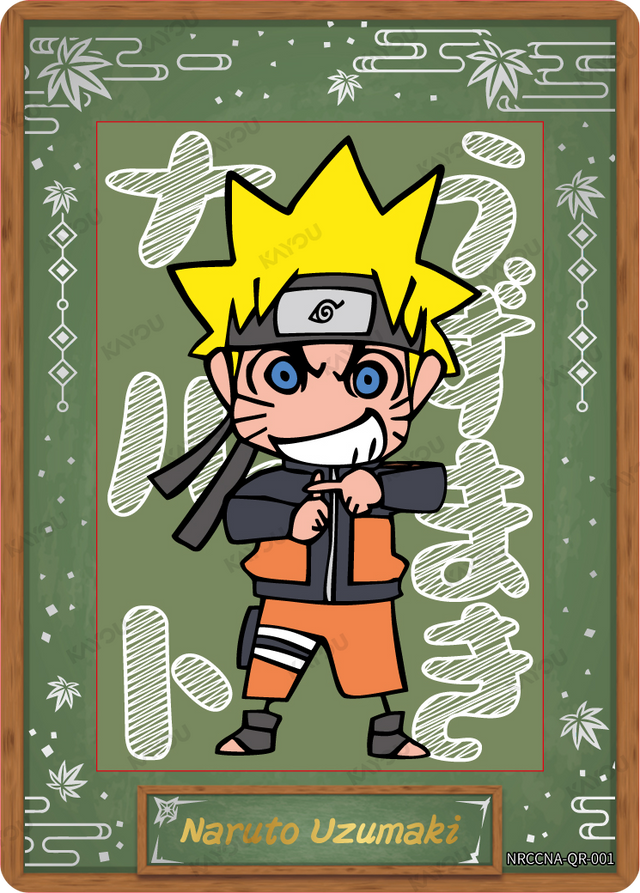 Naruto Uzumaki QR NRCCNA-QR-001 KAYOU Naruto Ninja Age card