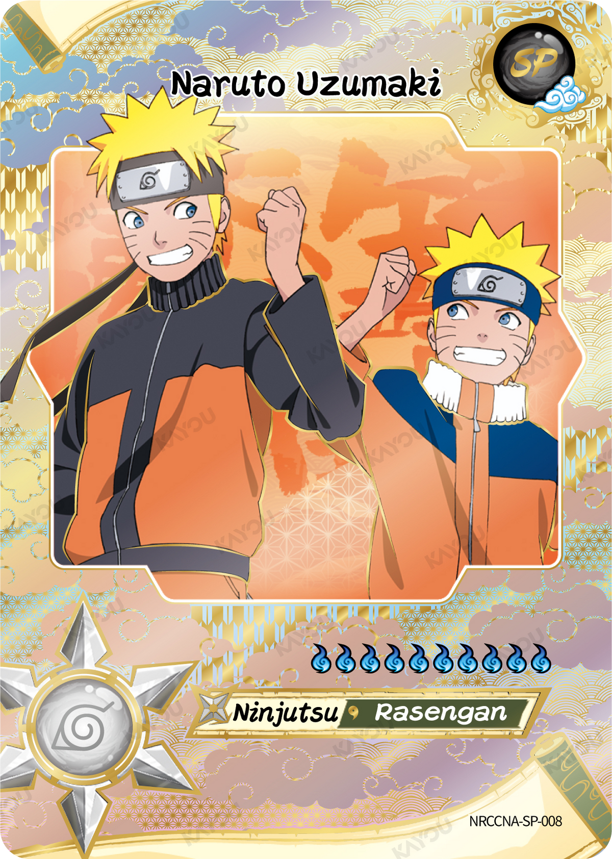 Naruto Uzumaki SP NRCCNA-SP-008 KAYOU Naruto Ninja Age card
