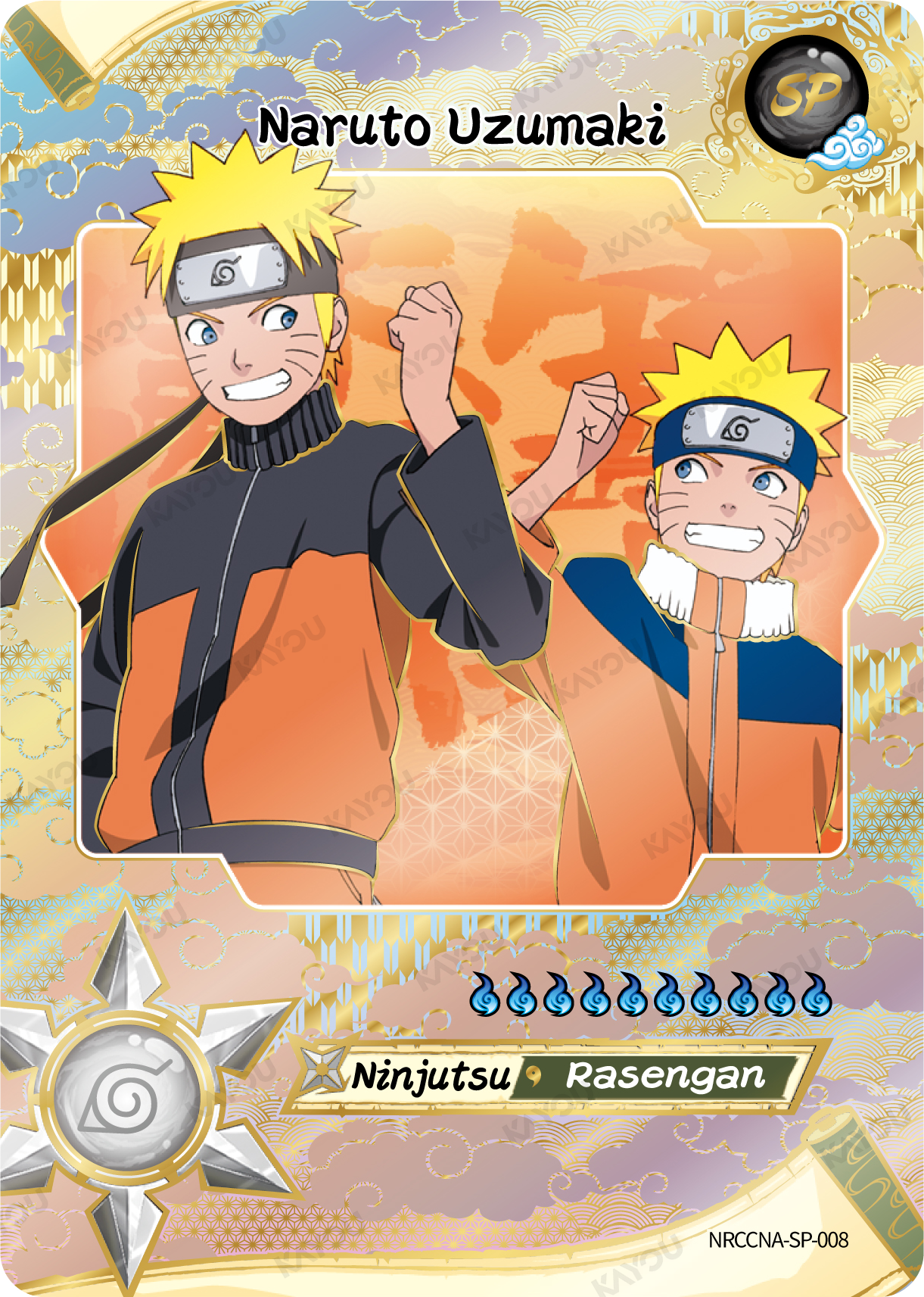 Naruto Uzumaki SP NRCCNA-SP-008 KAYOU Naruto Ninja Age card