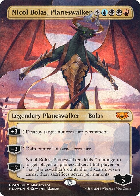 Nicol Bolas, Planeswalker (MED #GR4) (Mythic Edition)