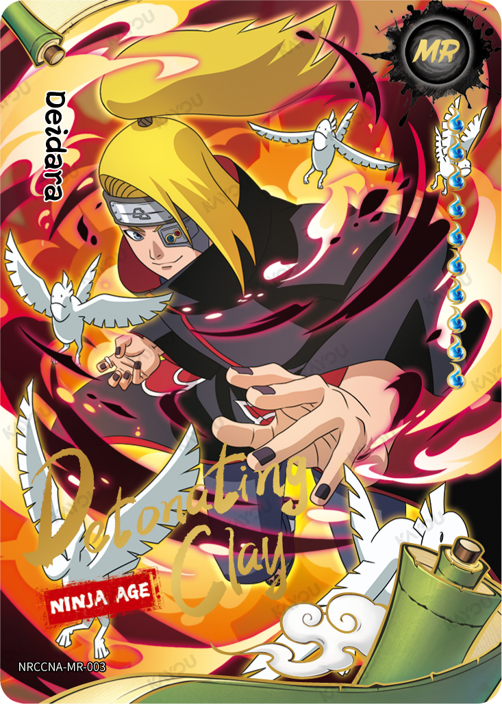 Ninja Deidara MR NRCCNA-MR-003 KAYOU Naruto Ninja Age card