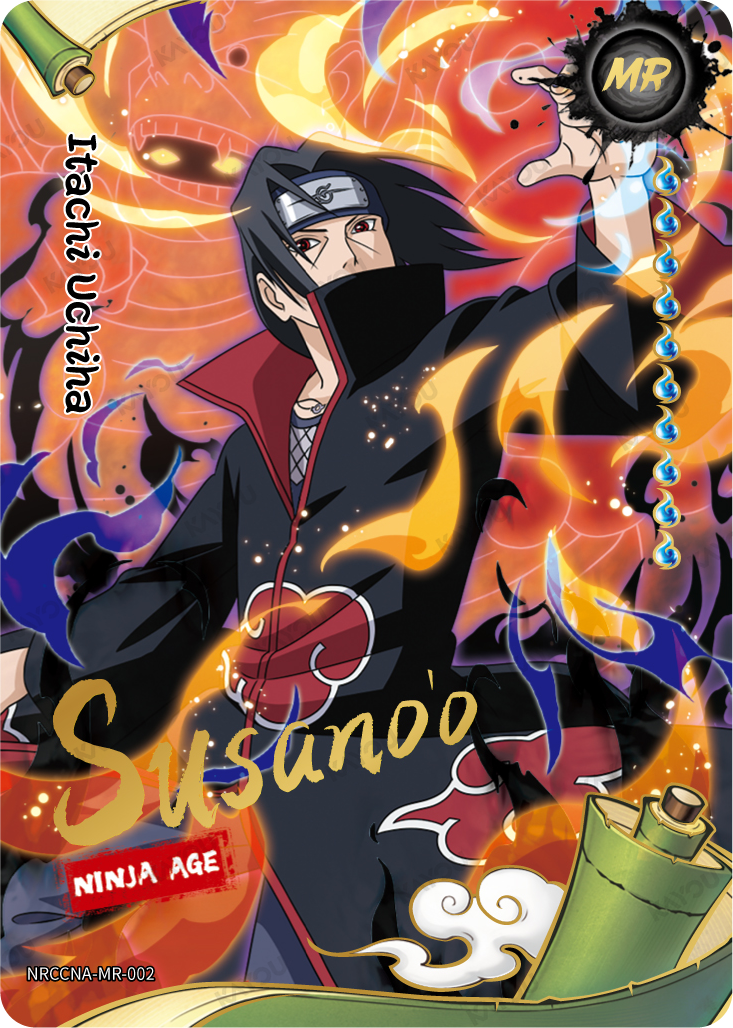 Ninja Itachi Uchiha MR NRCCNA-MR-002 KAYOU Naruto Ninja Age card