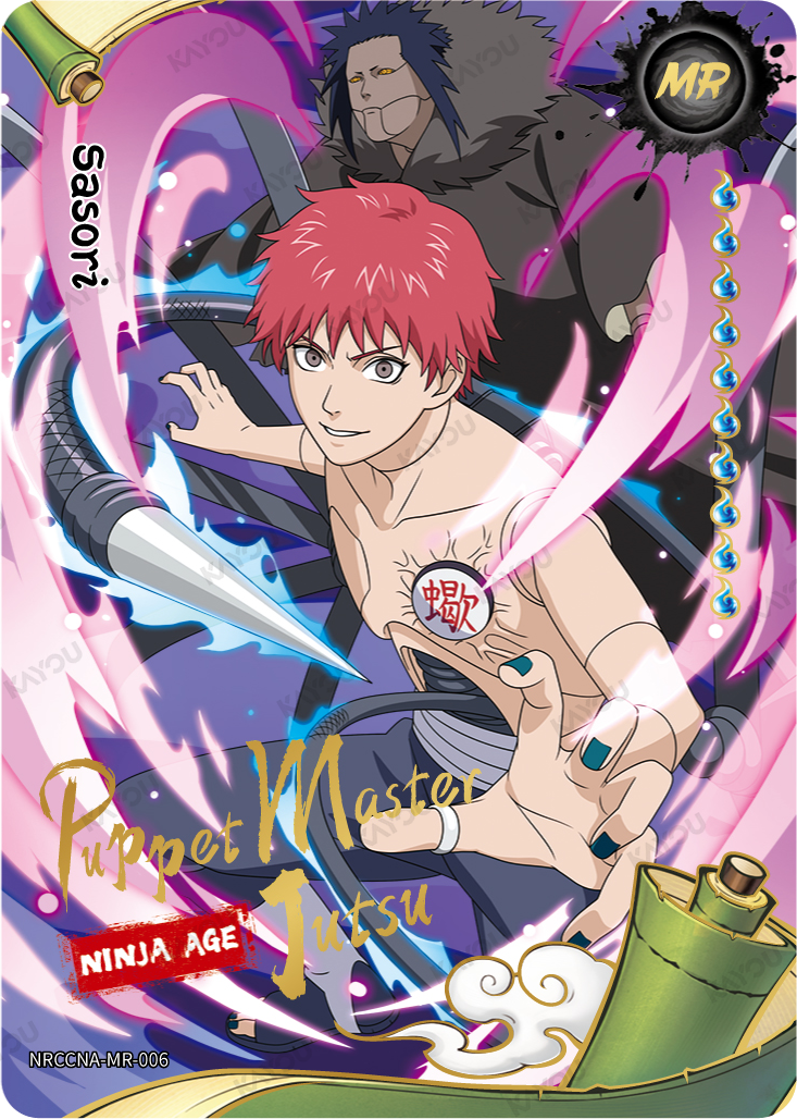 Ninja Sasori MR NRCCNA-MR-006 KAYOU Naruto Ninja Age card