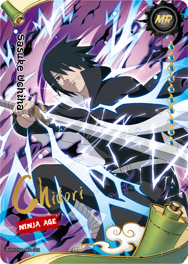 Ninja Sasuke Uchiha MR NRCCNA-MR-008 KAYOU Naruto Ninja Age card