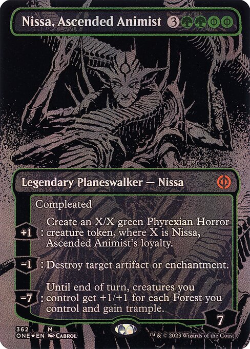 Nissa, Ascended Animist (ONE #362) (Phyrexia: All Will Be One)