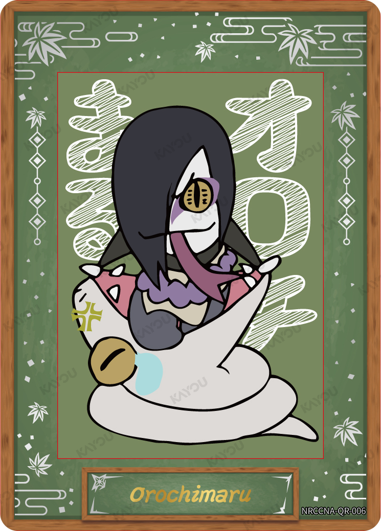Orochimaru QR NRCCNA-QR-006 KAYOU Naruto Ninja Age card