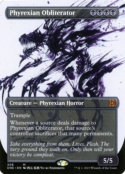 Phyrexian Obliterator (ONE #308) (Phyrexia: All Will Be One)